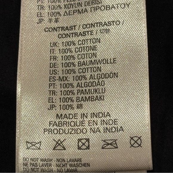 DIESEL Black Moto Biker Jeans Pants w/ Lambskin Leather Panels (Size 33x29) - Picture 14 of 16